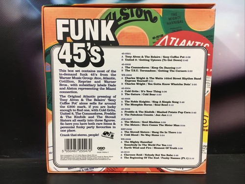 Funk 45’s 7” Single 10 Record Ltd Ed Box Set Vinyl Funk Soul 60’s 70’s - Picture 2 of 24
