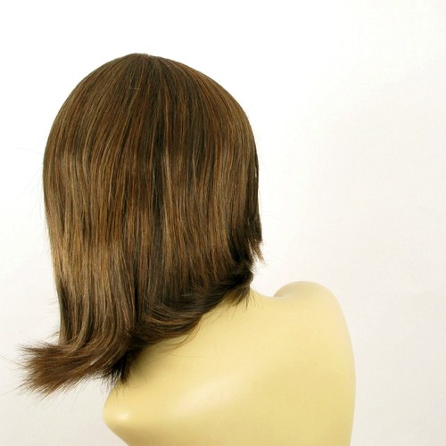 mid length wig for women chocolate light copper wick ref : NEIGE 627c PERUK - Picture 6 of 8