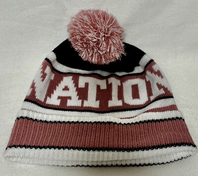 Victorias Secret VS Pink Beanie Winter Pom Pom Knit Hat One  display picture 3