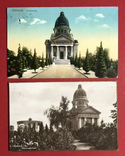 2 x AK CHEMNITZ 1915/25 Krematorium ( 76637