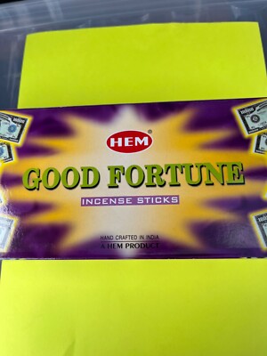 Hem incense sticks GOOD FORTUNE choose 20-40-80-100