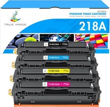 218A 218X High Yield Toner Cartridge 4Pck Rpl for HP 218A/X Color Pro MFP 3