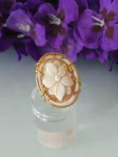 Anello con cammeo originale. Anello argento 