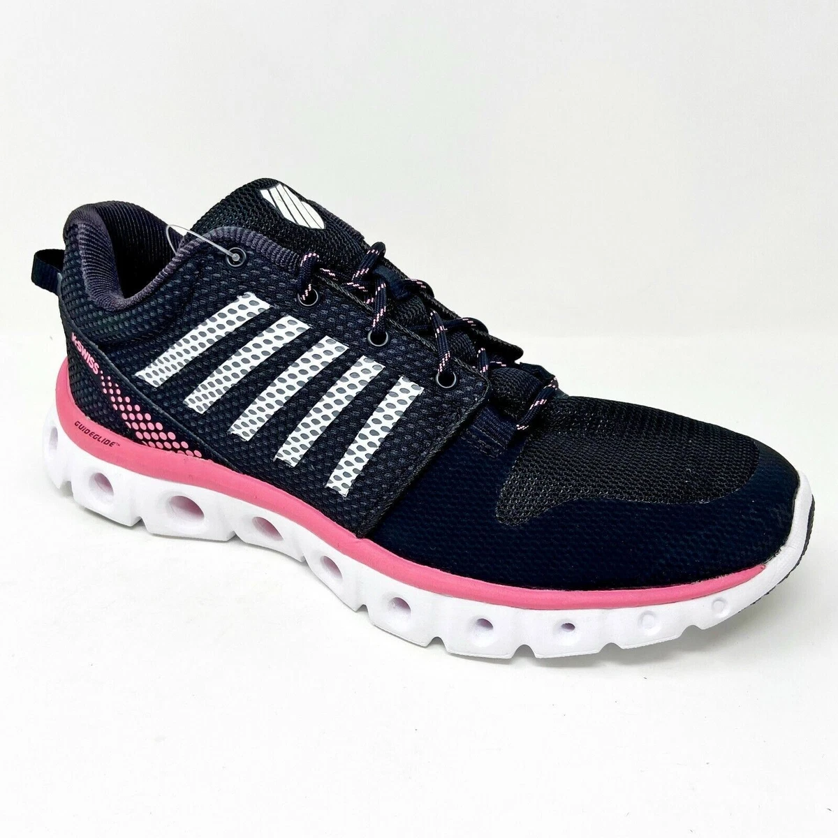 K Swiss X Lite CMF Black Pink Leopard Womens Size 11 Running Shoes