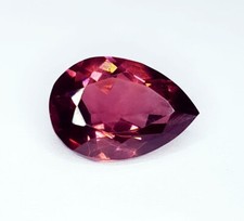 Padparadscha Natural Sapphire Loose Gemstone 10 Ct Certified Pear Cut Gems Z754