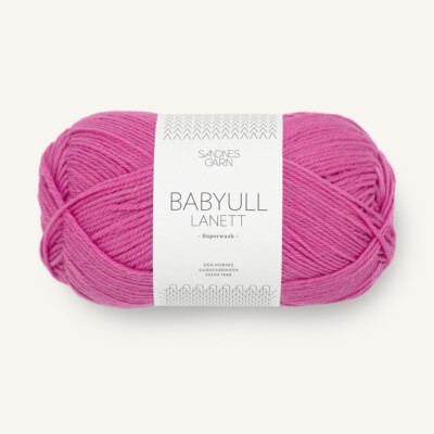 BABYULL LANETT von SANDNES GARN - MAGENTA (4628) - 50 g / ca. 175 m Wolle
