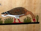 Original Egypt Art Meidum Geese VINTAGE PHAROAHS PAPYRUS SPHYNX SQ. SAMMAN ART — photo 1