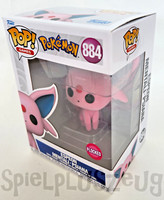 Funko Pop! 884 Games Pokemon Espeon Mentali Psiana Flocked Pink Rosa Vinyl Figur