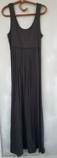 Witchery Grey Sleeveless Scoop Neck Full Length Maxi Dress NWOT Sz M