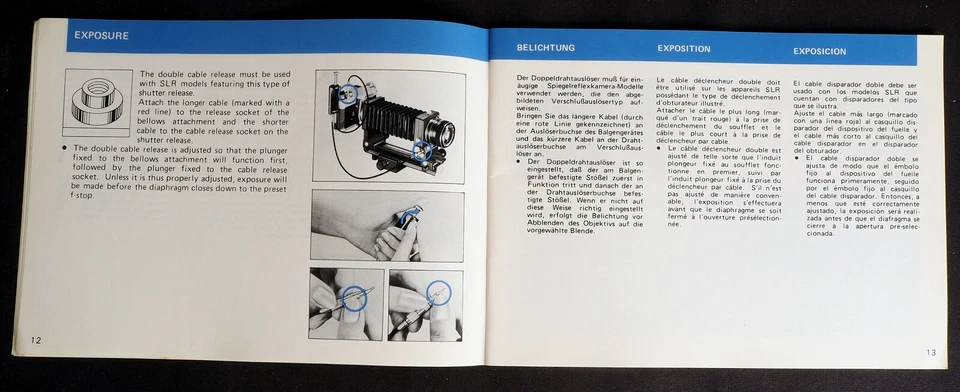 Original Yashica Auto Extension Bellows User Manual 1979 Edition - Excellent - Image 4 of 4