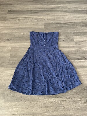 Navy strapless babydoll summer dress | eBay Navy strapless babydoll summer dress | eBay