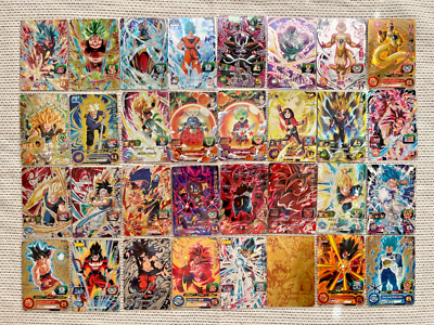 ドラゴンボールヒーローズ DragonBall Heroes Cards Lot Super Dragon Ball Heroes TCG lot of 32 cards all HOLOs from SEC/UR