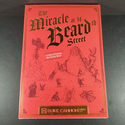 Duke Cannon Miracle at 34 Beardth Street Beard Wash Oil 3 Pc Christmas Gift Set