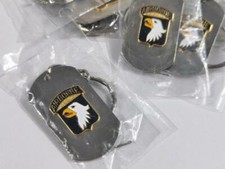 U.S. Airborne Schlüsselanhänger in Form und Größe einer Erkennungsmarke. Origina