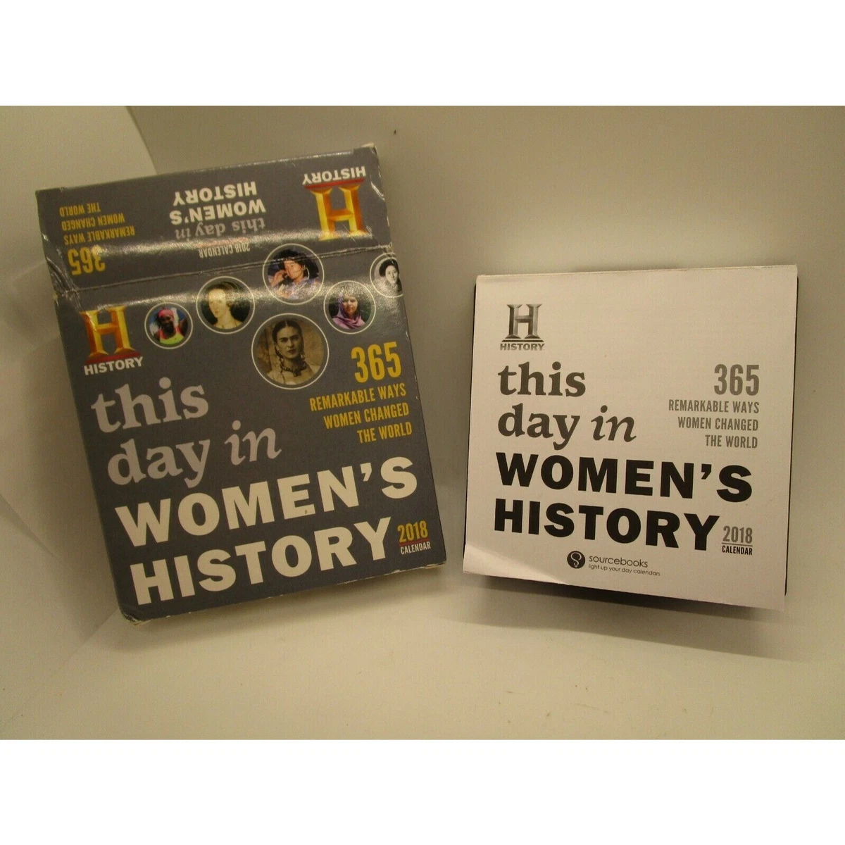 HISTORY CHANNEL - THIS DAY WOMEN'S HISTORY - 2018 DAILY DESK CALENDAR | eBay