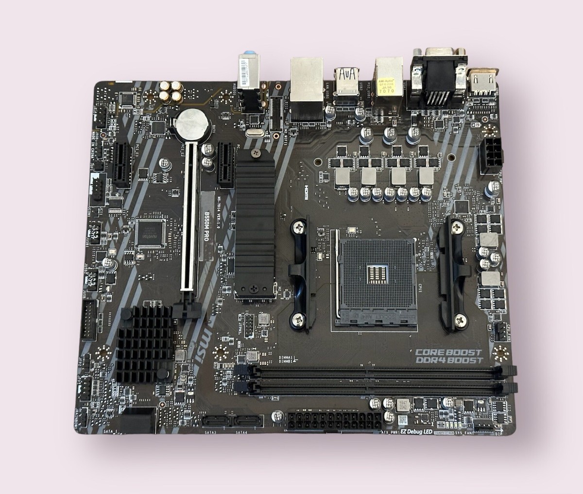 MSI MPG B550 GAMING PLUS Motherboard ATX Supports AMD Ryzen Socket AM4 MSI MPG B550 GAMING PLUS Motherboard ATX Supports AMD Ryzen Socket AM4