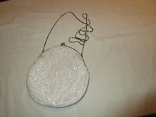 Andre Cellini , Vintage , Ladies Handbag , 7"X8" , Beaded Evening Bag / Chain