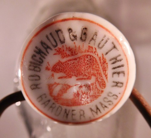 c1890 Robichaud & Gauthier - Biberlogo - Blob Top Bierflasche, Gardner, Masse - Bild 3 von 9