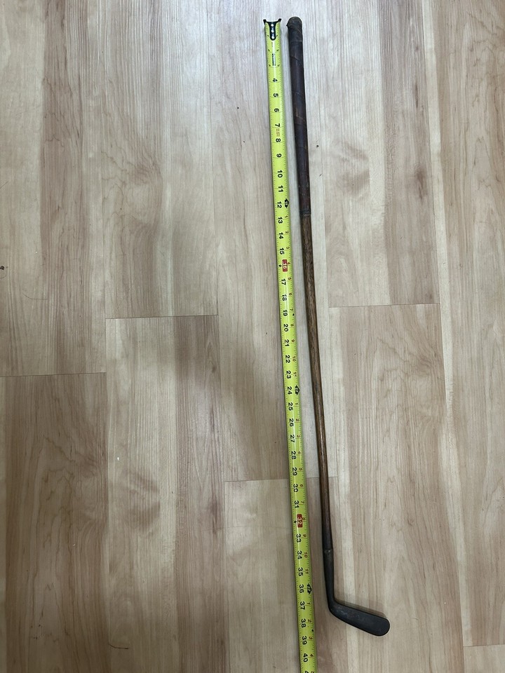 Nicoll Jigger Leven Fife Scotland Hickory Wood Shaft Golf Club