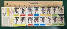 1982-83 Post Cereal Hockey SET BREAK singles - New York Rangers