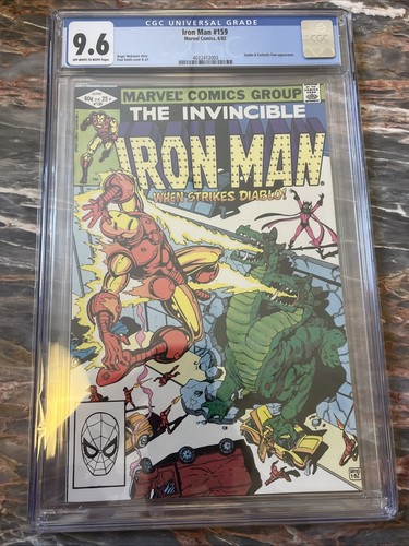 Iron Man #159 (Marvel Comics June 1982) CGC 9.6
