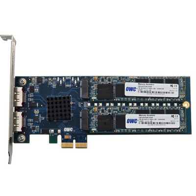 OWC Mercury Accelsior E2 240GB PCI Express SSD Card 2x 120GB eSATA