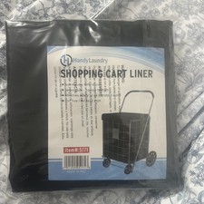 Shopping Cart Liner, 18" X 15" X 24", Square Bottom, Fits Standard Shopping Cart