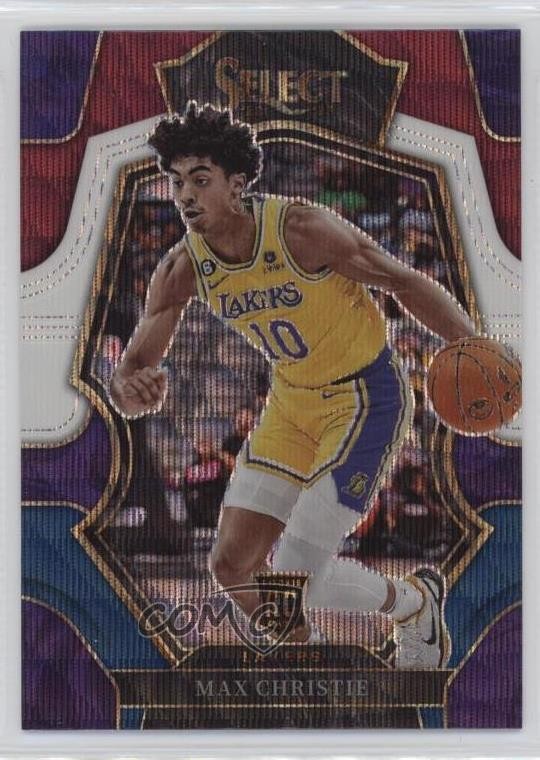 2022-23 Panini Select Premier Level Tri-Color Prizm Max Christie #181 yc1