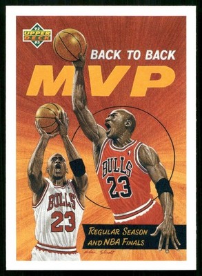 Michael Jordan - 1992-93 Upper Deck Basketball - Back to Back MVP #67