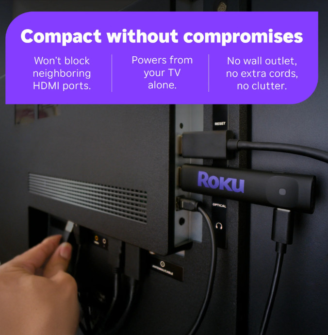 Roku Streaming Stick HD 2025 HD Roku Streaming Device for TV with Voice Remote