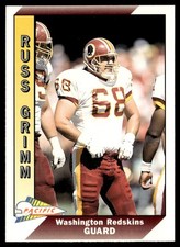 1991 Pacific Russ Grimm Washington Redskins #522