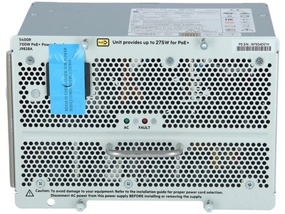 HP - J9828A - HP 5400R 700W PoE+ zl2 Power Supply