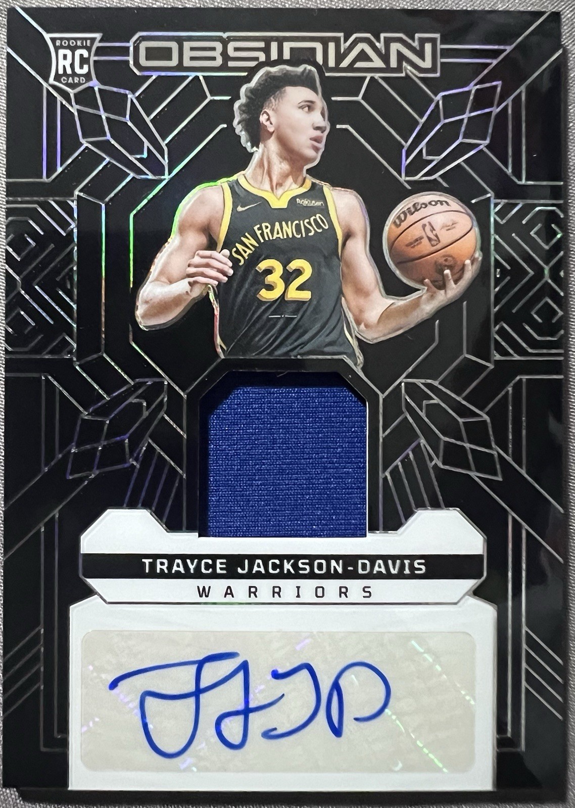 2023-24 Panini Obsidian - Rookie Jersey Autographs Trayce Jackson-Davis #231 /99