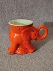 🐘 1969 Frankoma Red Elephant Mug – Nixon Republican GOP Political Vintage