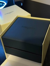 Genuine Longines Presetation Watch Box, C/W Inner,  Outer & Cushion (Cream/Blue)