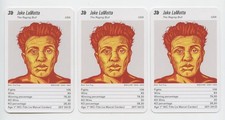 (3) JAKE LAMOTTA VERY RARE FOREIGN SWEDISH BOXING CARDS