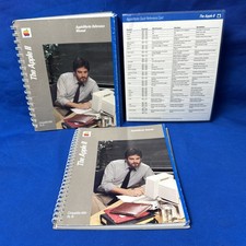 Apple II AppleWorks Tutorial Reference Manuals w Quick Reference Card