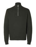 Pullover Half-Zip FüR Herren Von Selected Homme, Blau, Baumwolle