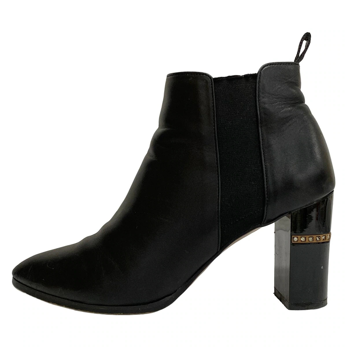LANVIN en Bleu - Black Leather Women display picture 3