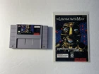 The Lawnmower Man SNES Game with Manual