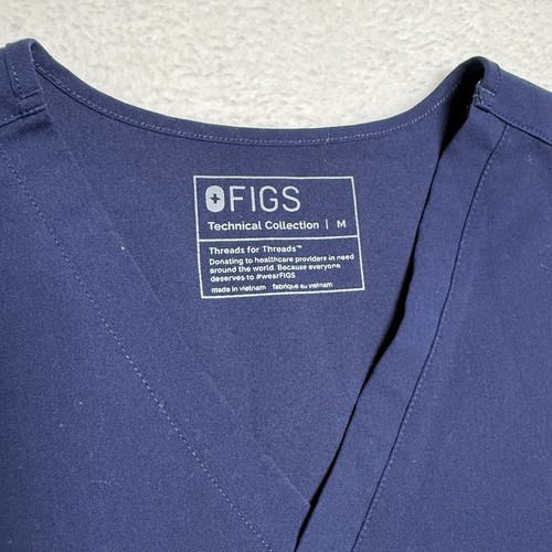 Blusa Médica Figs para Mujer Catarina Un Bolsillo Mediana Azul Marino Mediana - Imagen 2 de 6