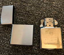 Zippo Brushed Chrome Lighter Insert & Case Chrome, Made in USA