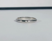 Cartier 1895 Diamond Ring Platinum 950 Size 52 / UK L 1/2 Full Set Box & Papers