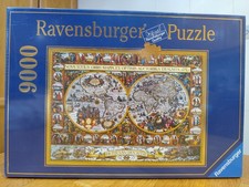 NEW Ravensburger 9000 Puzzle Big World Map 1611 Pieter van den Keere Nr. 17802