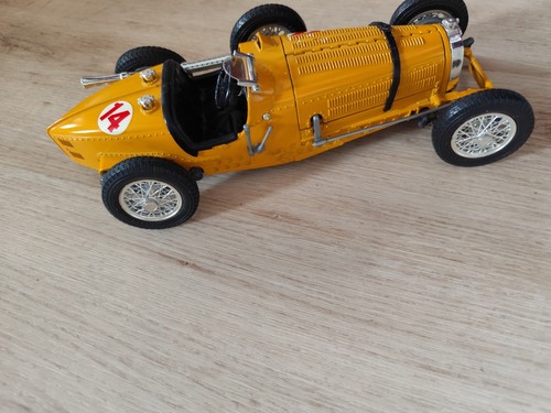 Bburago Burago Modellauto 1:18 Bugatti Type 59 / 1934 gelb - Bild 3 von 4
