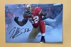 San Francisco 49ers PATRICK WILLIS Signed 4x6 Photo NFL FOOTBALL HOF AUTOGRAPH