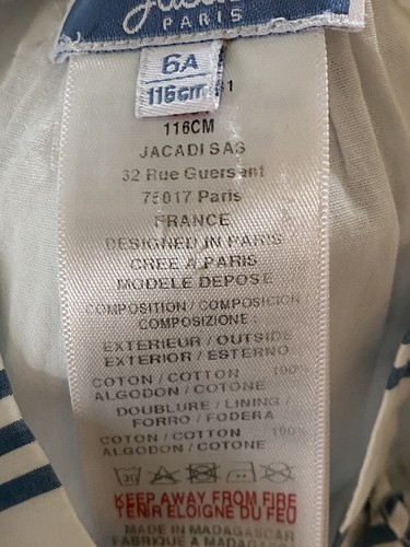 Jacadi Paris Girls Summer Sleevless Sundress - Picture 6 of 6