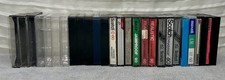 Rare Plastic Jewel Audio Cassette Tape Cases Empty Replacement Lot of 26