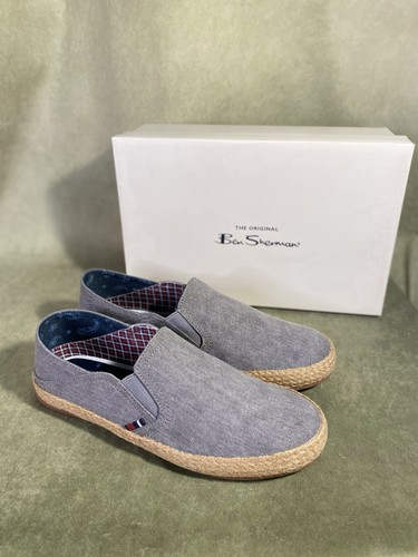 BEN SHERMAN NEW JENSON MEN CASUAL SHOES SZ 8 SLIP-ON