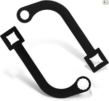 12MM & 15MM 12-Point Turbo Charger Bolt Wrench Tool Pair with 1/2" Drive for T